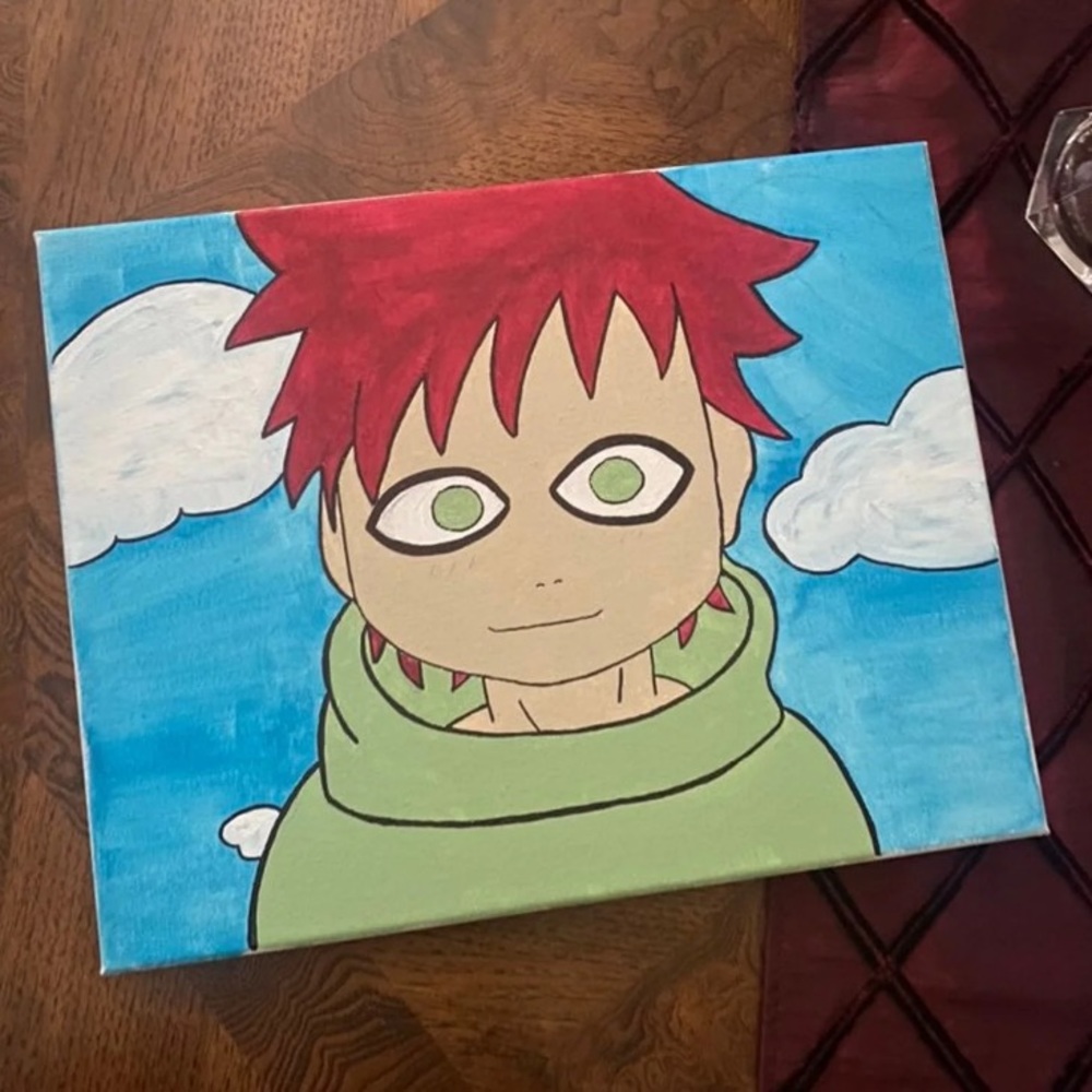 gaara canvas painting
